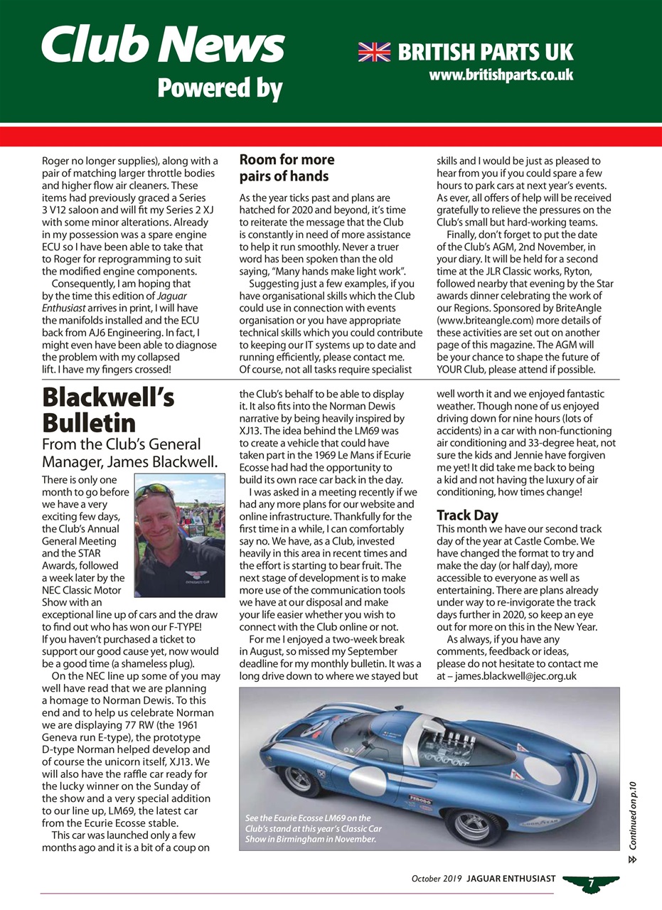 Jaguar Enthusiast Preview Pages