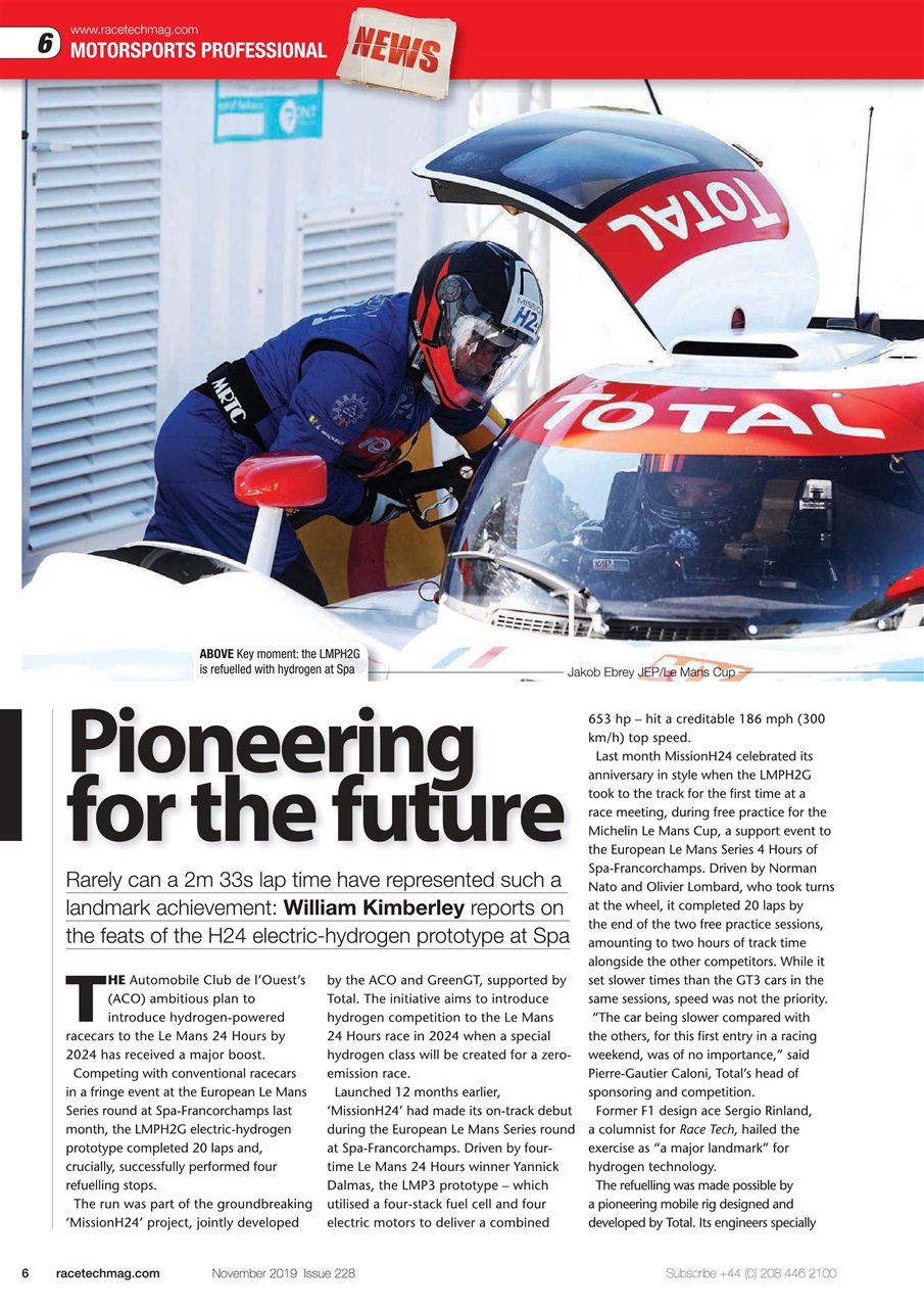 Race Tech Preview Pages