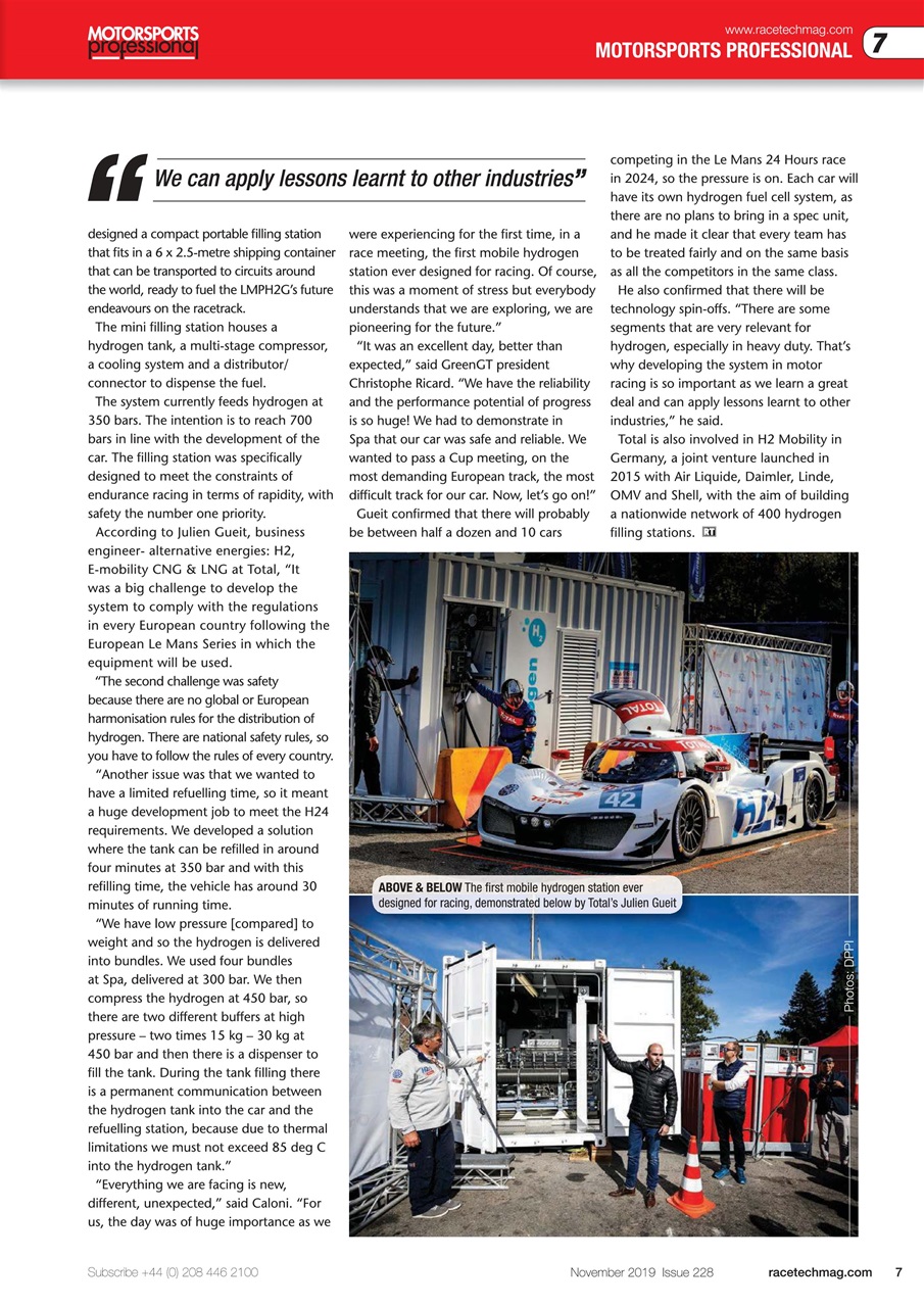 Race Tech Preview Pages