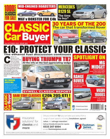 Classic Car Buyer issue 02/10/2019