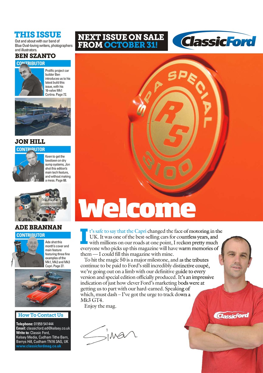 Classic Ford Preview Pages