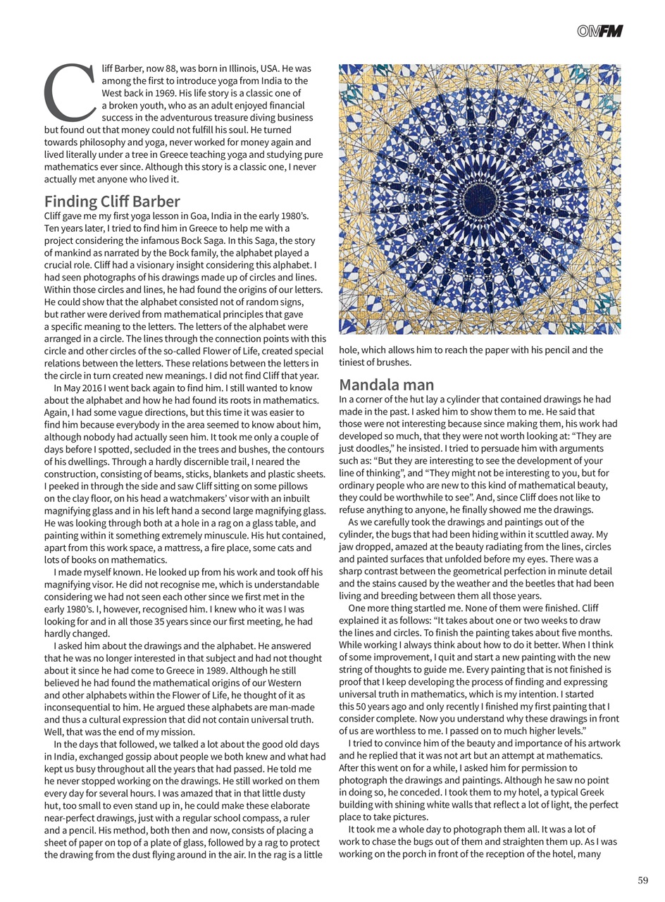 OM Yoga Magazine Preview Pages