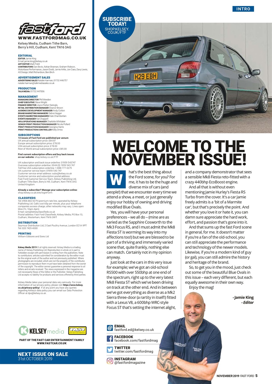 Fast Ford Preview Pages