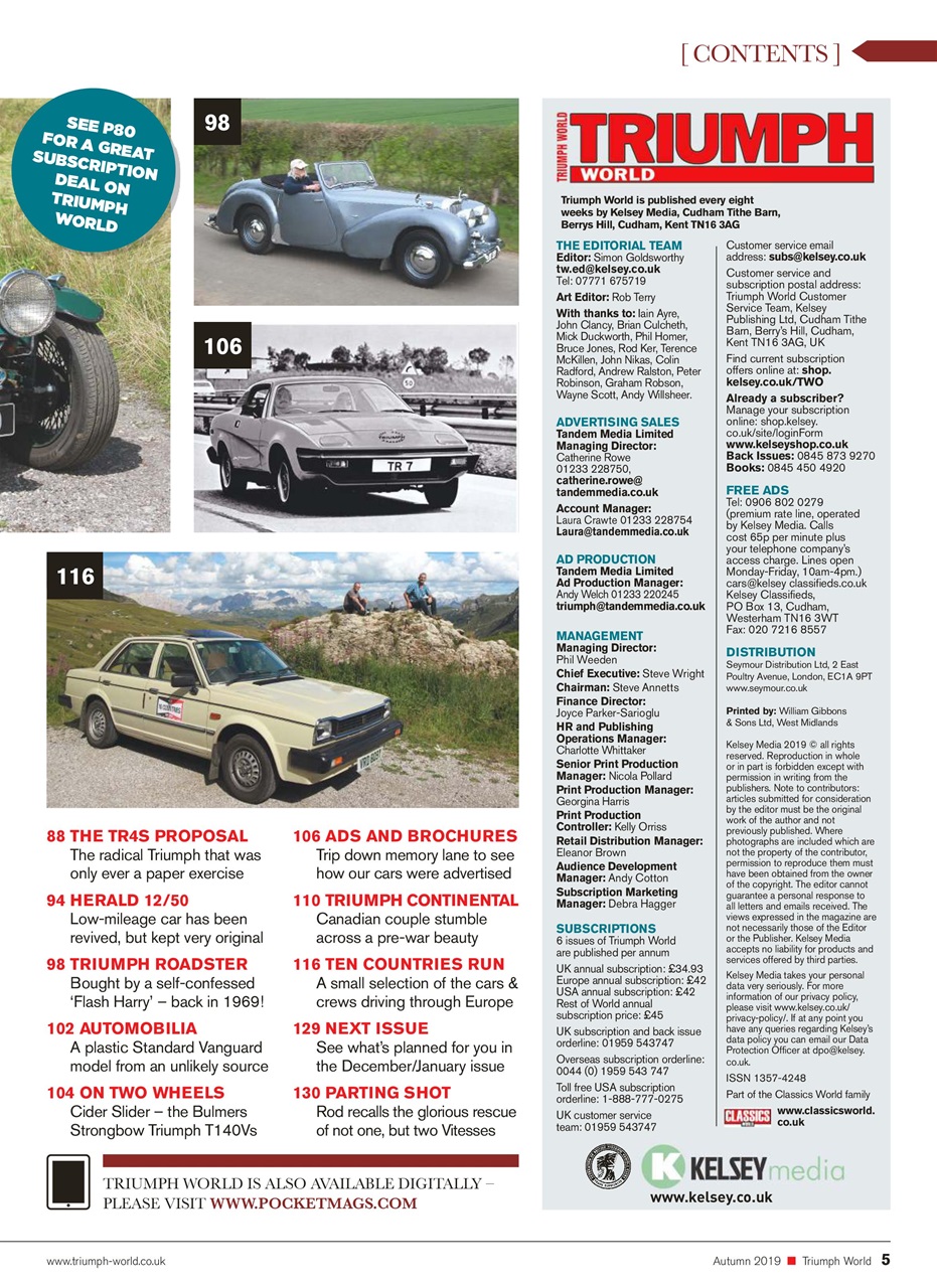 Triumph World Preview Pages