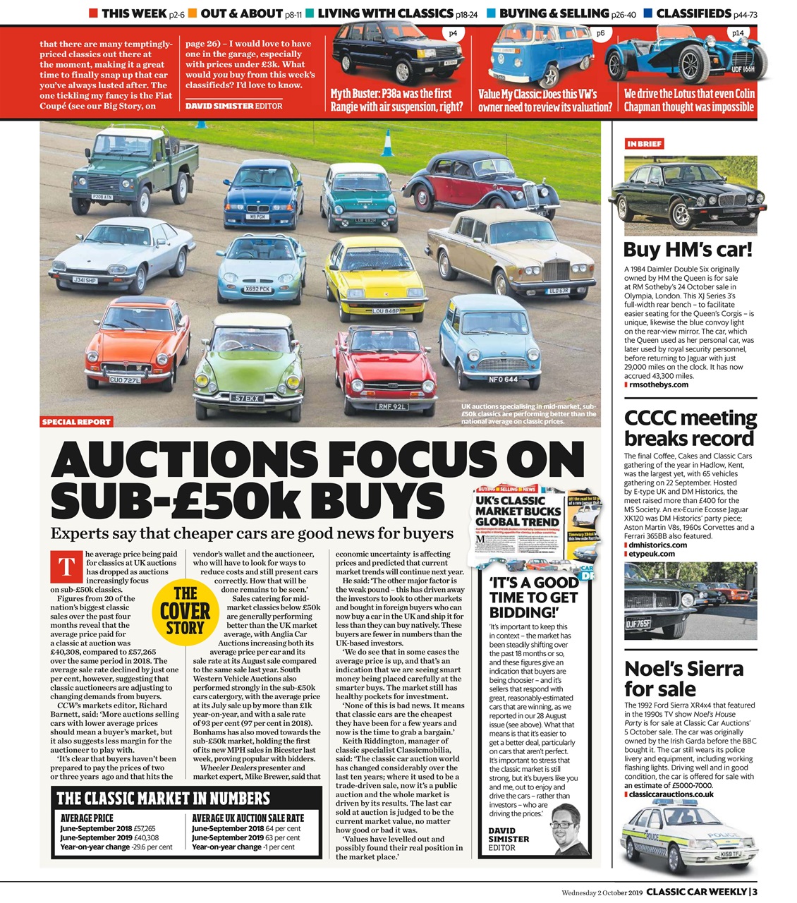 Classic Car Weekly Preview Pages