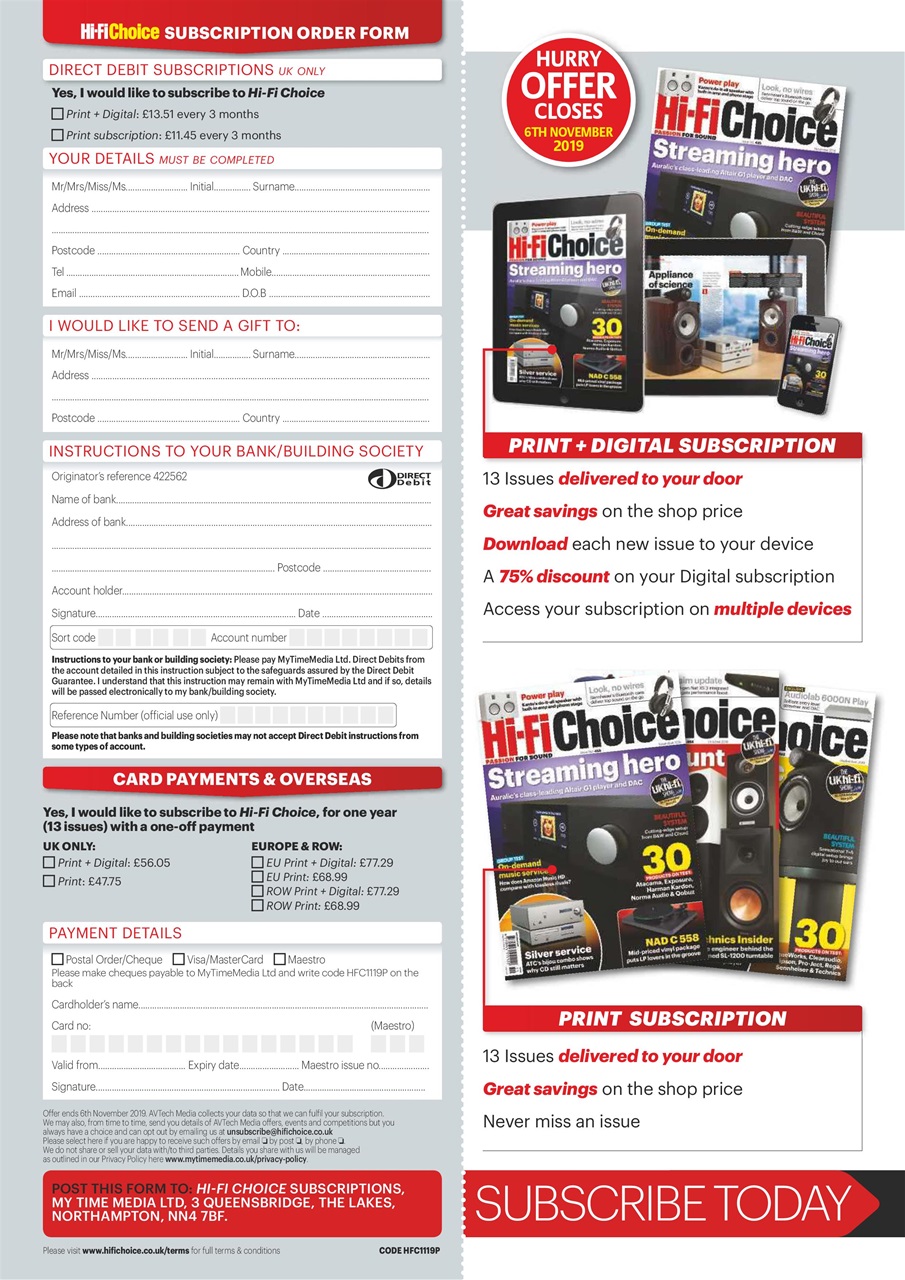 Hi-Fi Choice Preview Pages