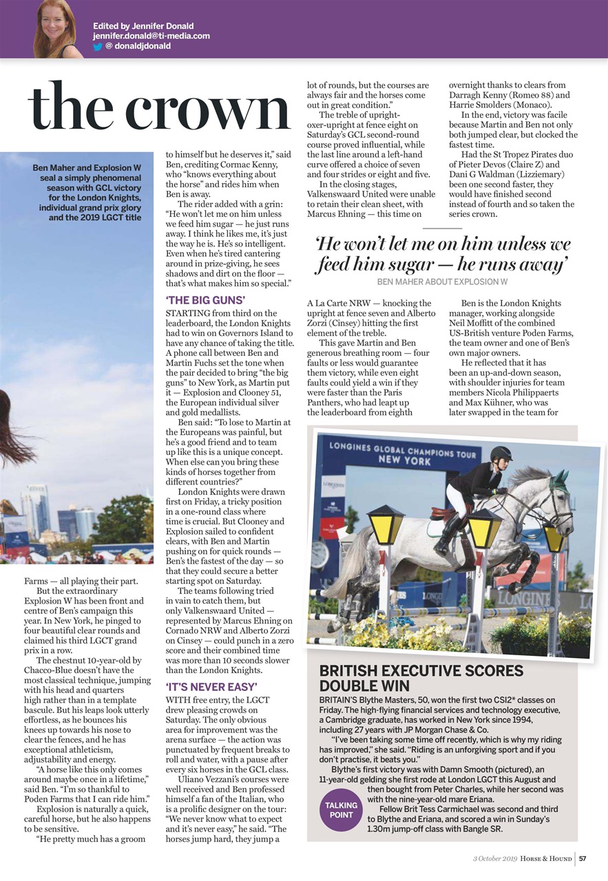 Horse & Hound Preview Pages