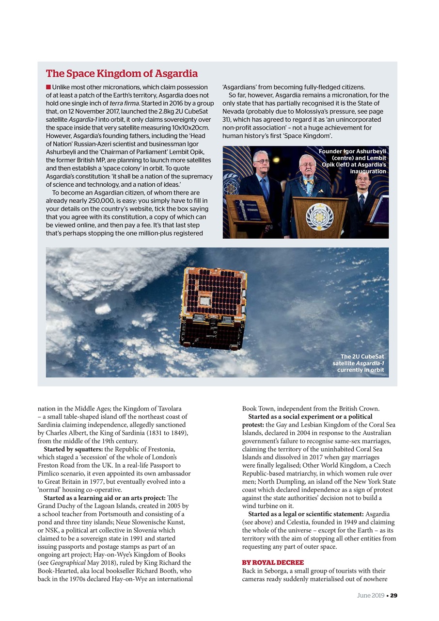 Geographical Preview Pages