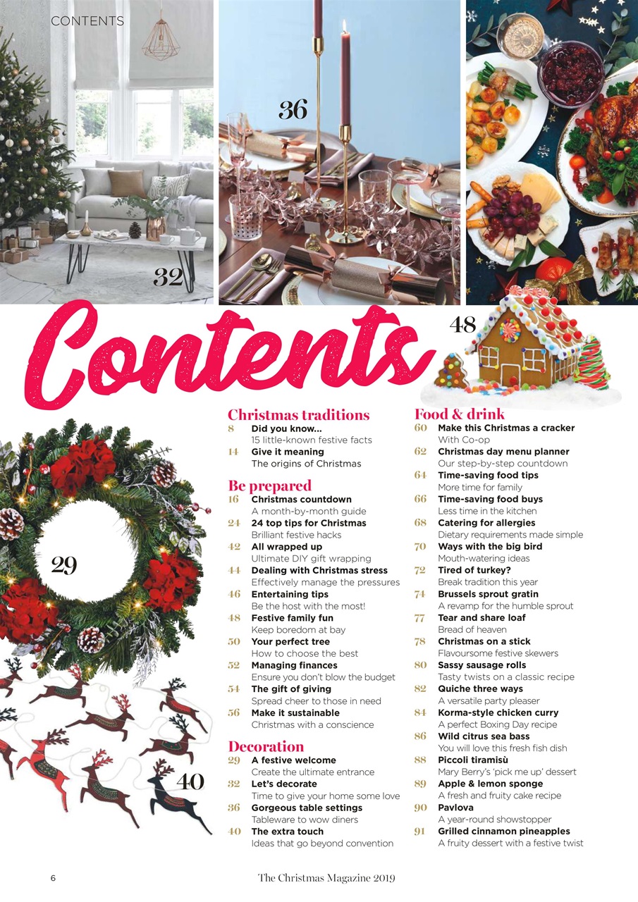 The Christmas Magazine Preview Pages