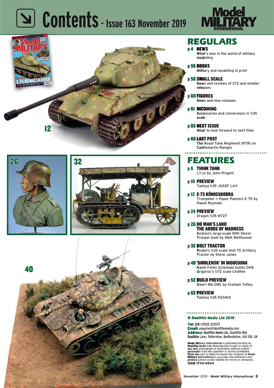 Military Modelling International Magazine Preview Pages