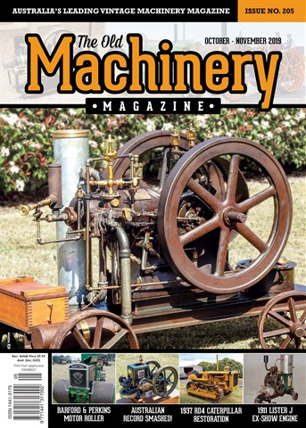 The Old Machinery Magazine issue October - November 2019