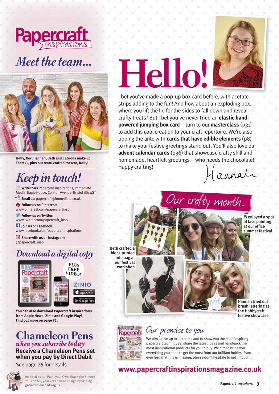 Papercraft Inspirations Preview Pages