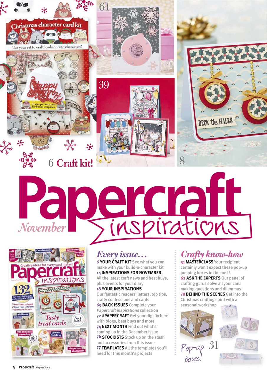 Papercraft Inspirations Preview Pages