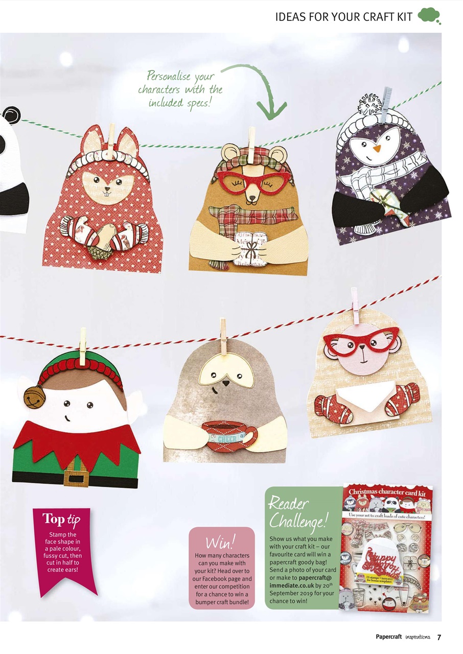 Papercraft Inspirations Preview Pages