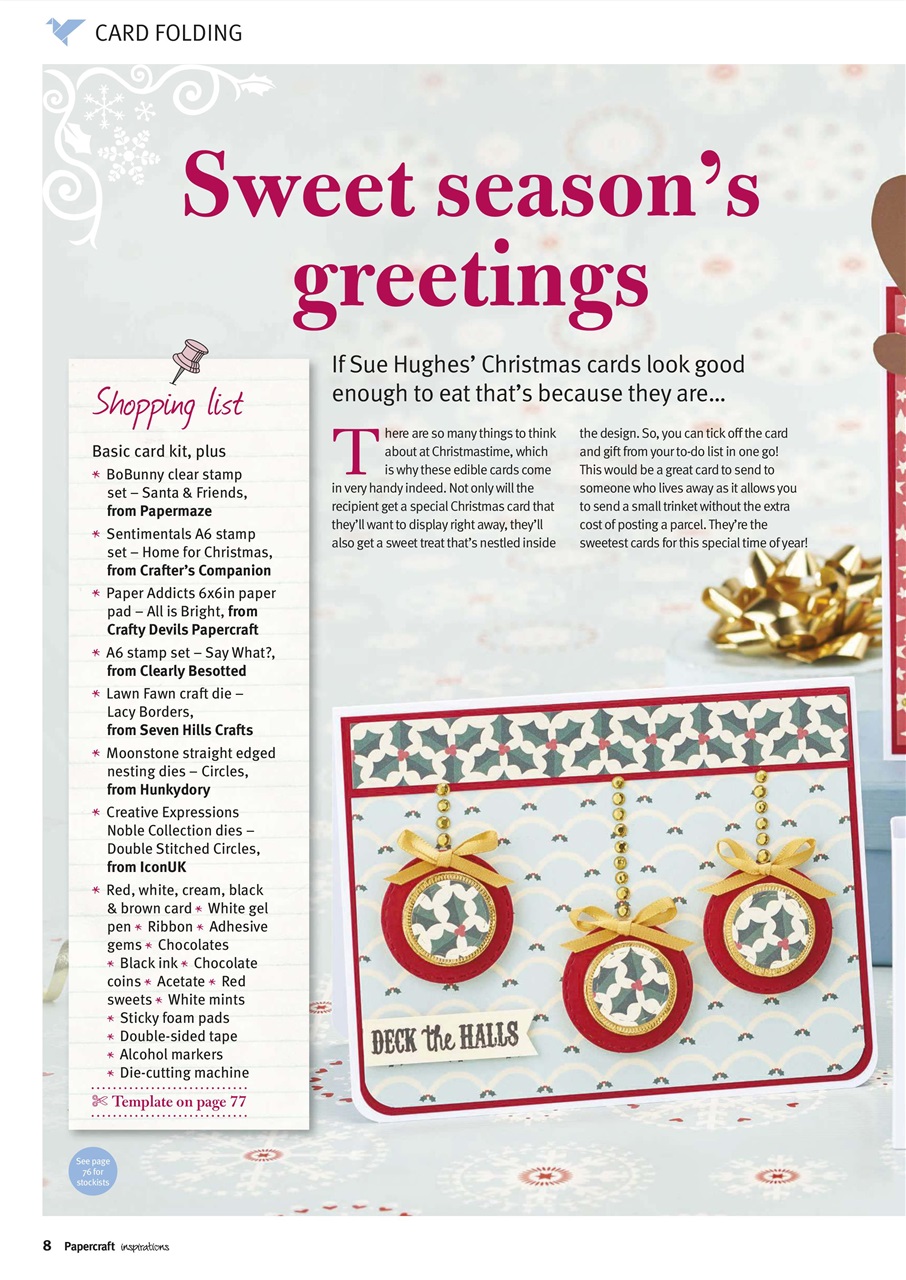 Papercraft Inspirations Preview Pages