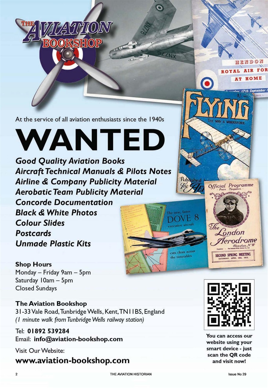 The Aviation Historian Magazine Preview Pages