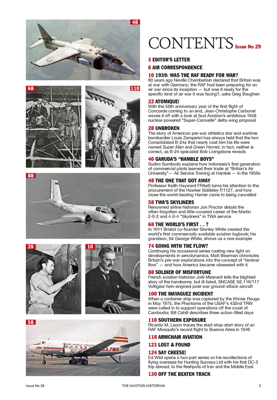 The Aviation Historian Magazine Preview Pages