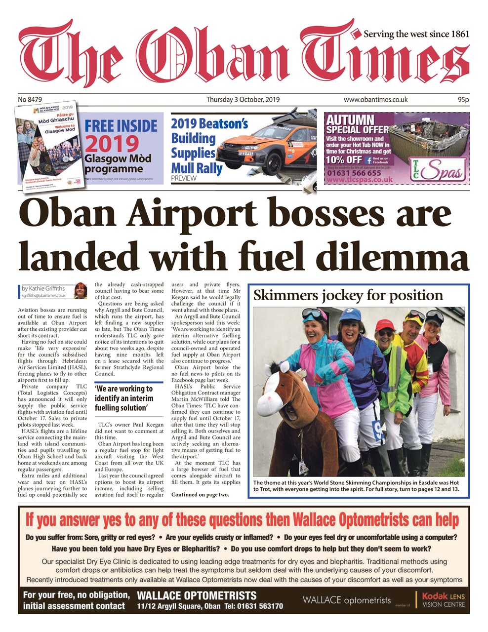 The Oban Times & Lochaber Times Preview Pages