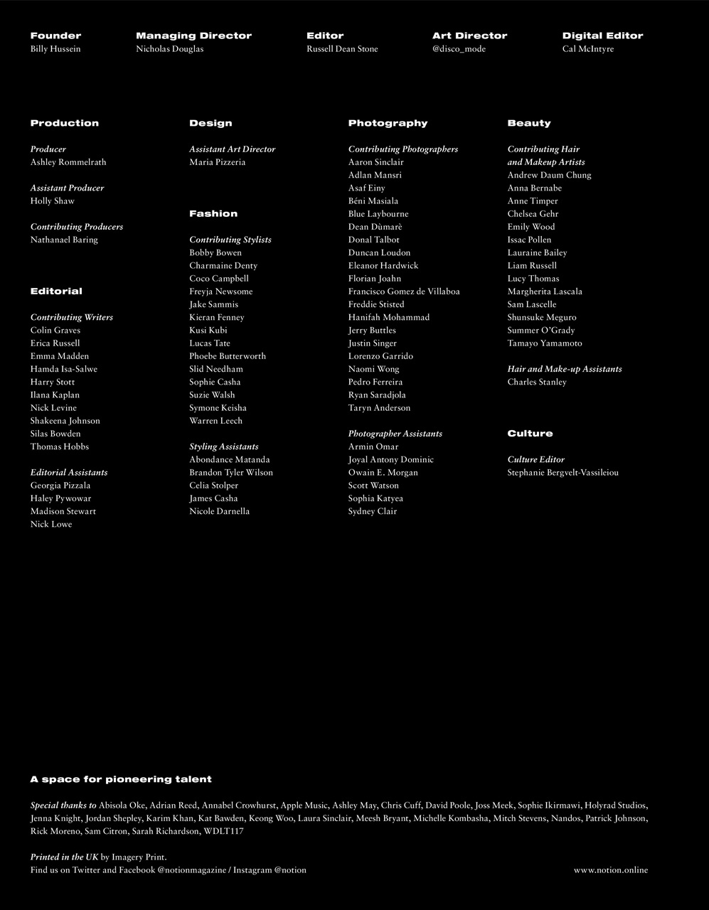 Notion Magazine Preview Pages