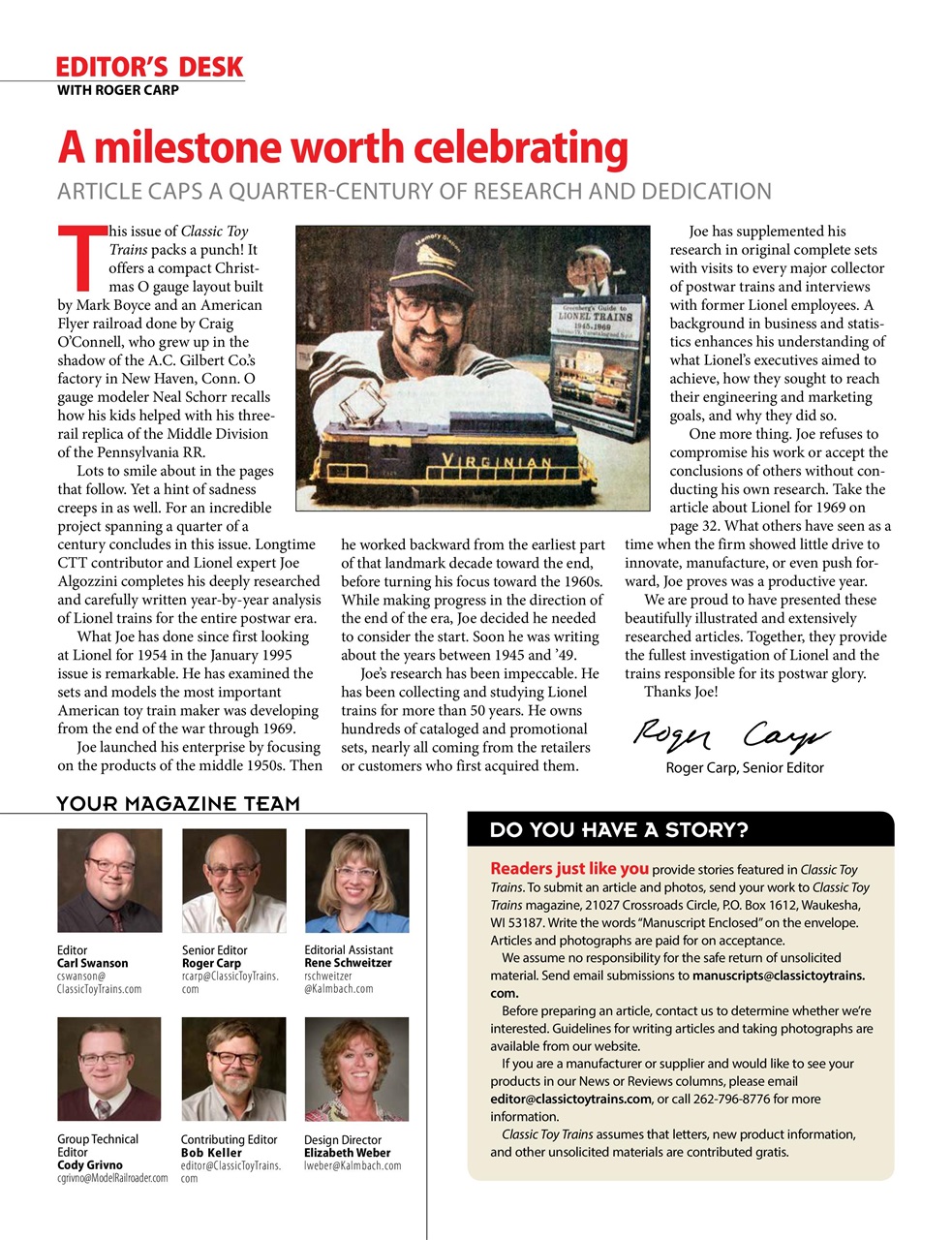 Classic Toy Trains Preview Pages