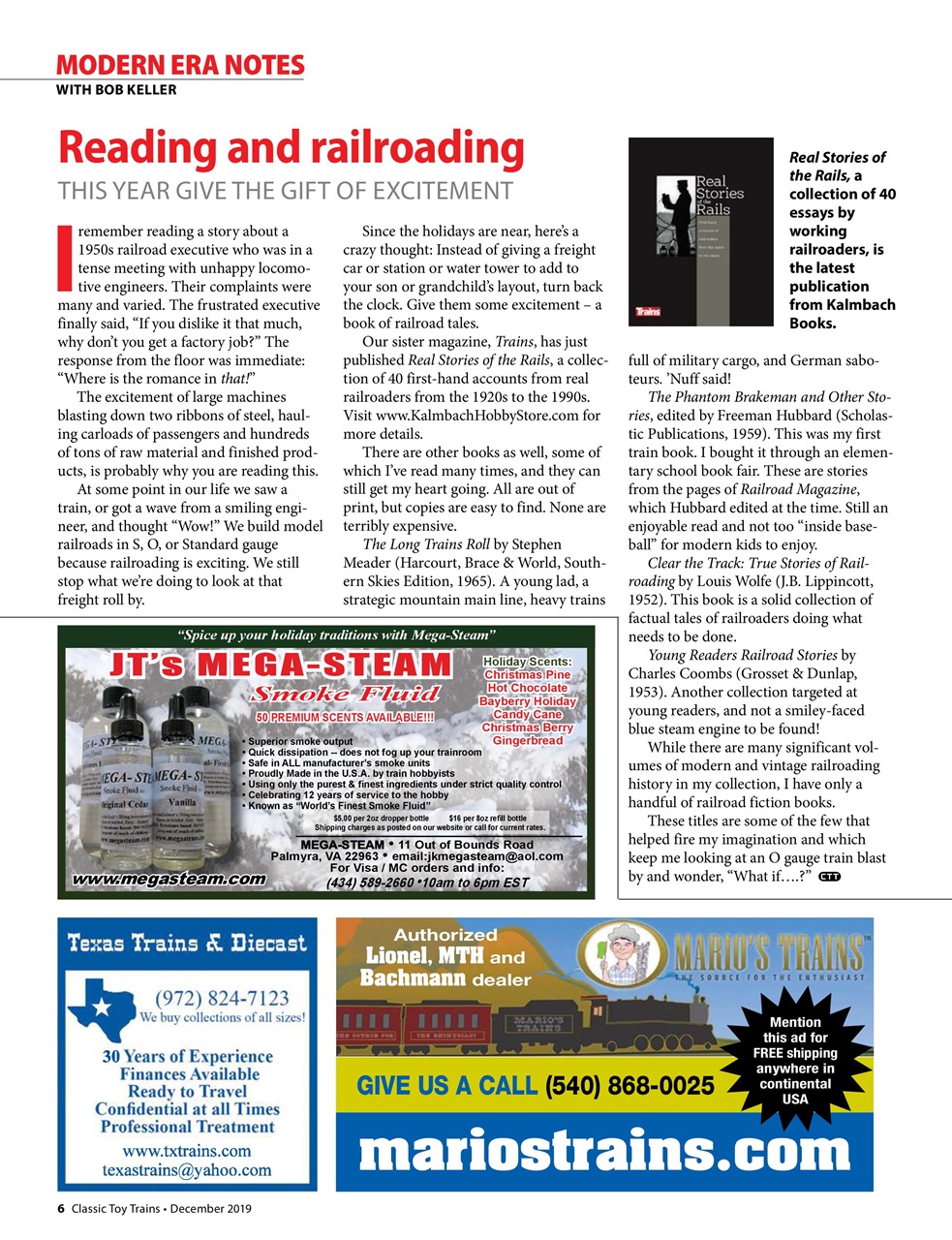 Classic Toy Trains Preview Pages