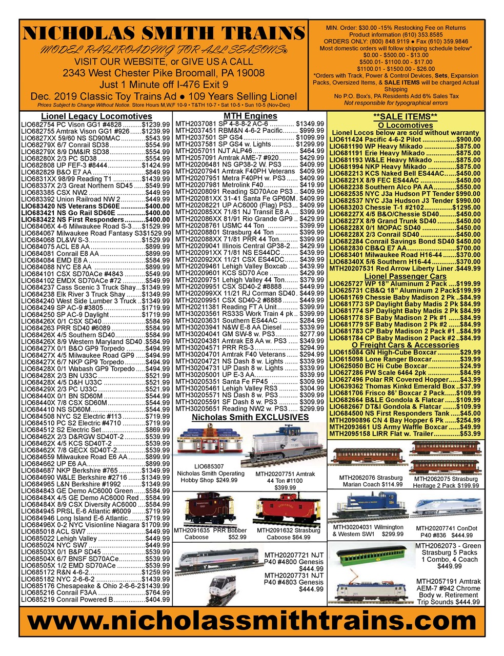 Classic Toy Trains Preview Pages