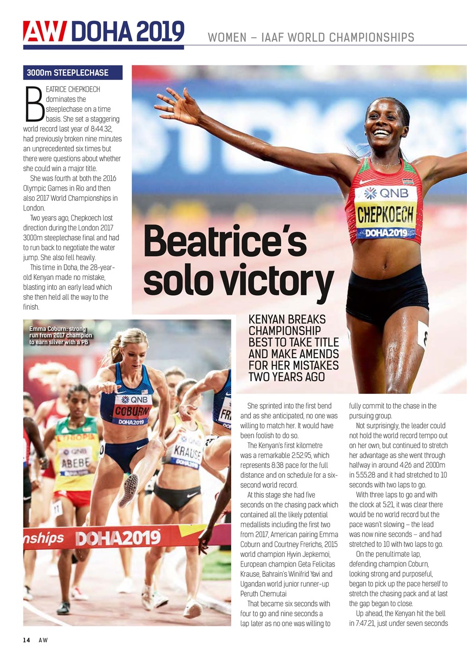 AW – Athletics Weekly Magazine Preview Pages