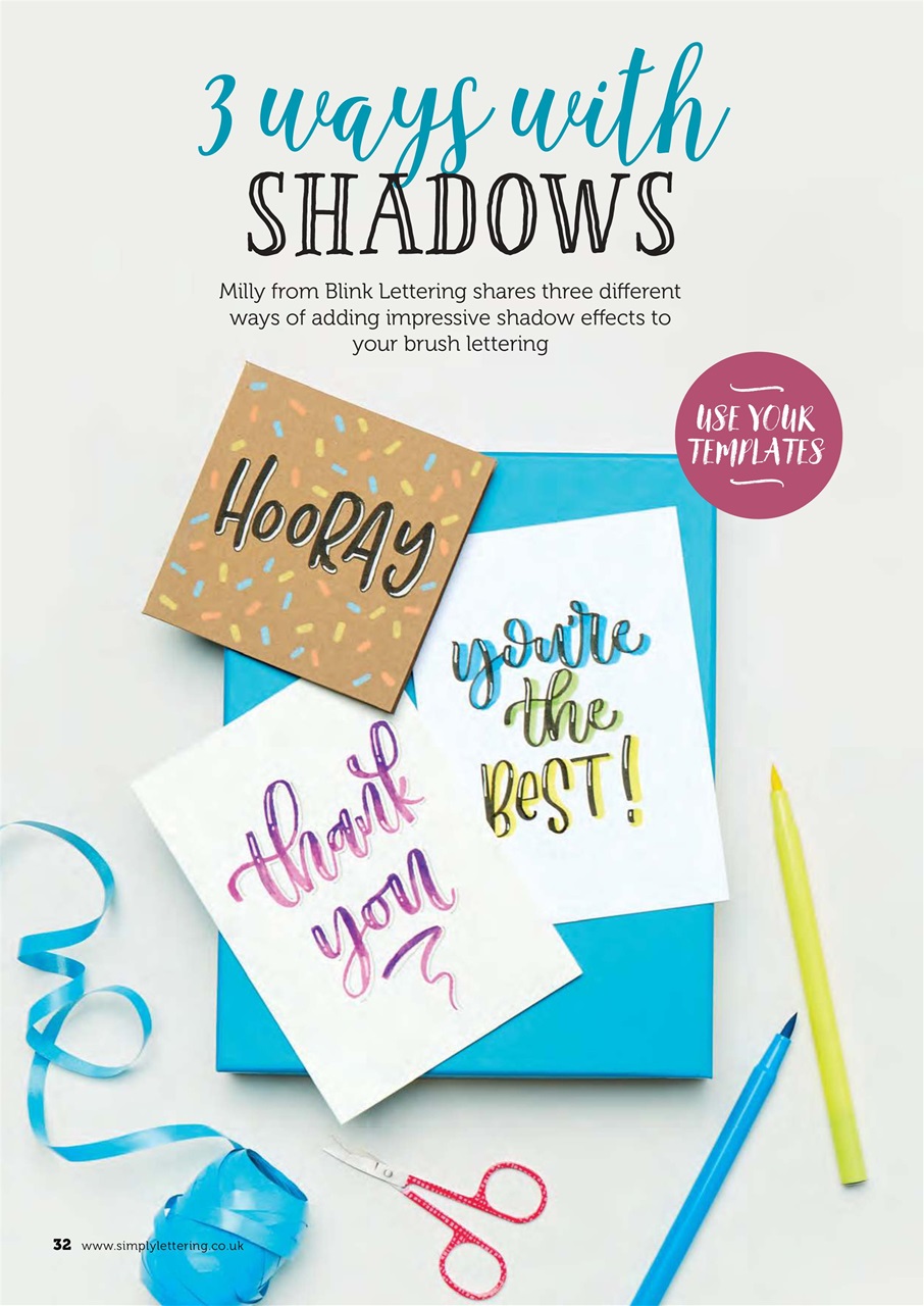 Simply Lettering Preview Pages