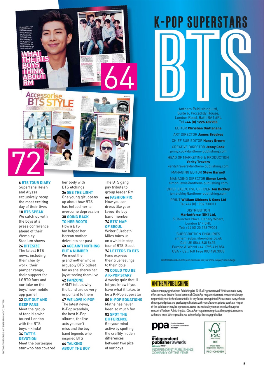 K-Pop Superstars Preview Pages