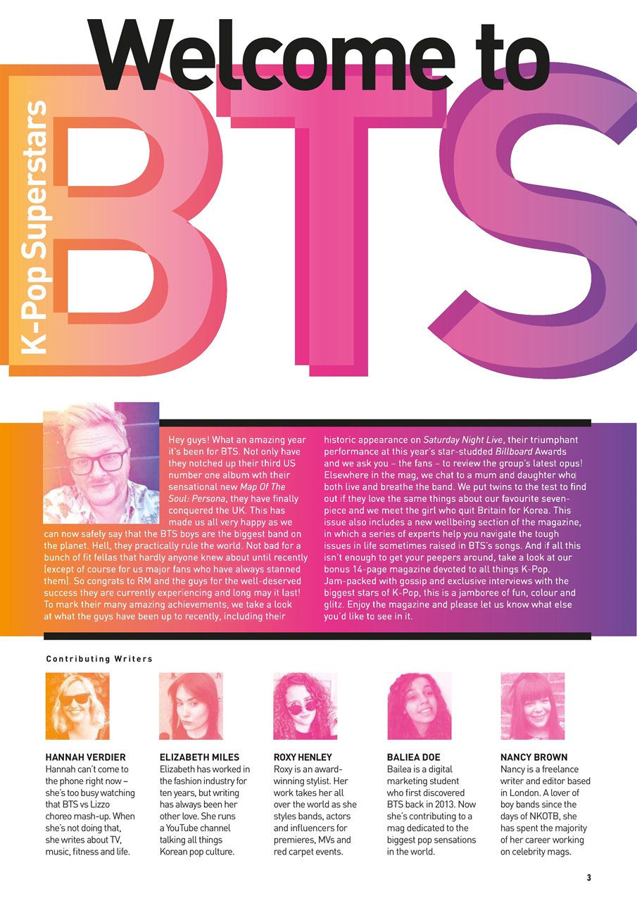 K-Pop Superstars Preview Pages