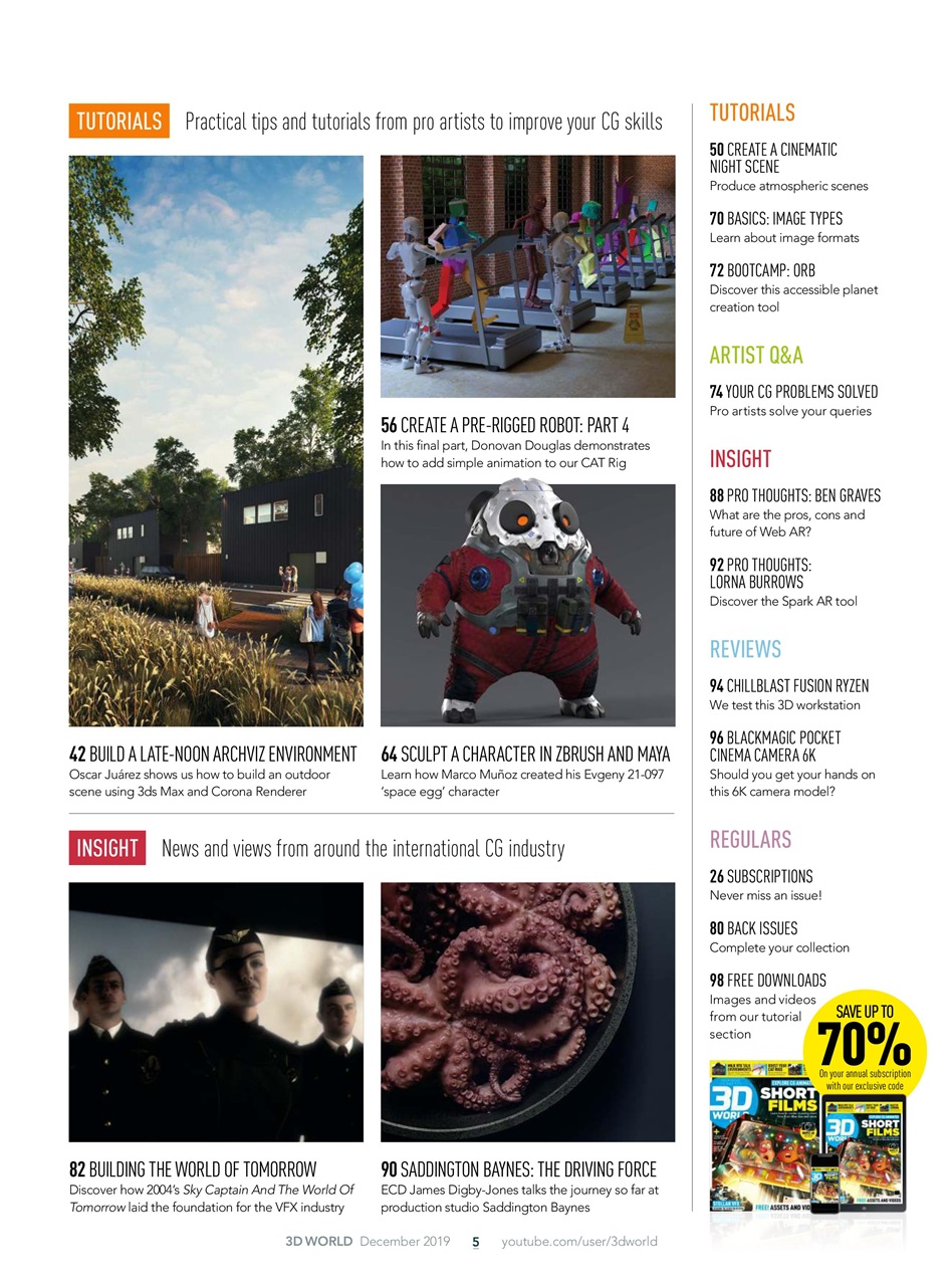 3D World Preview Pages