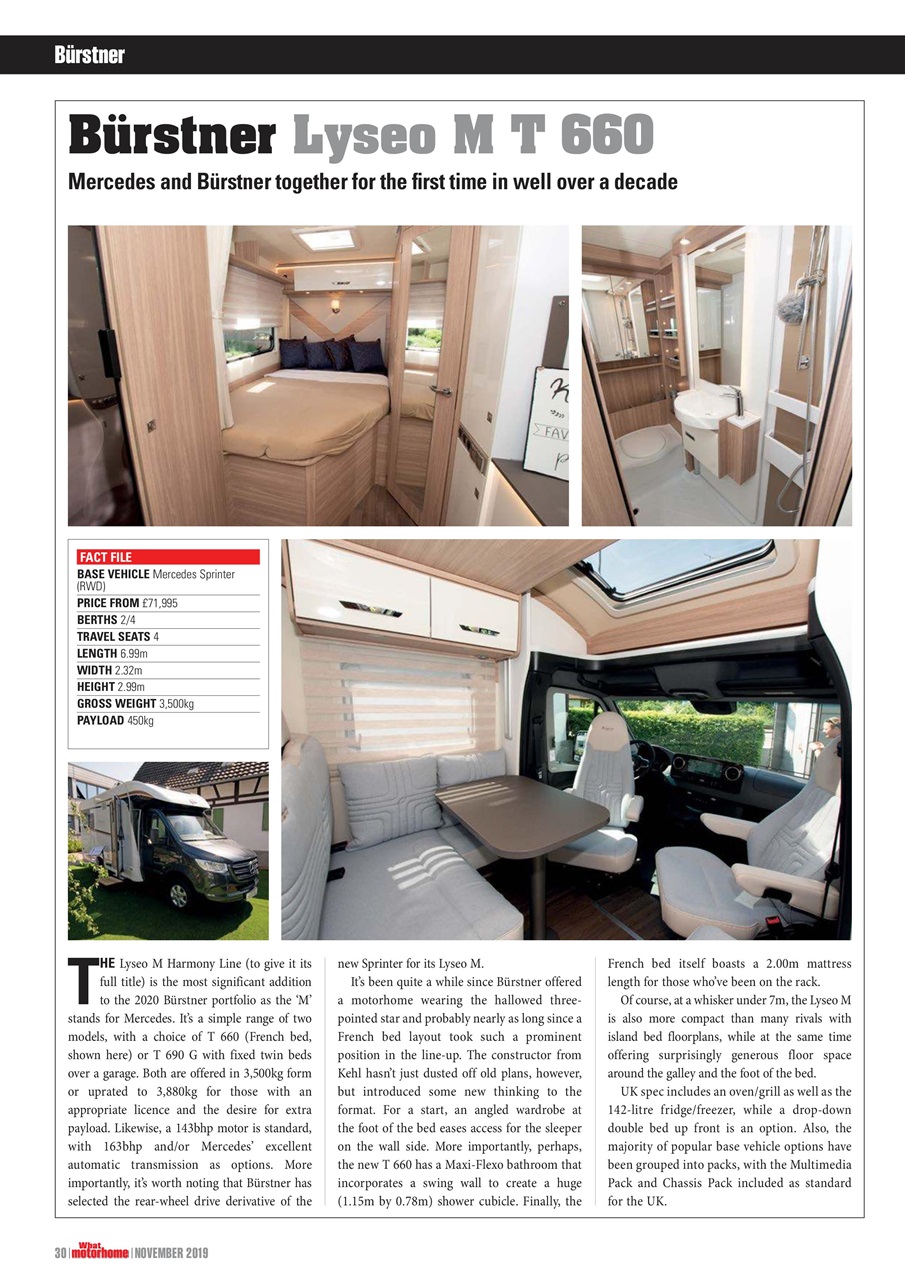 What Motorhome magazine Preview Pages