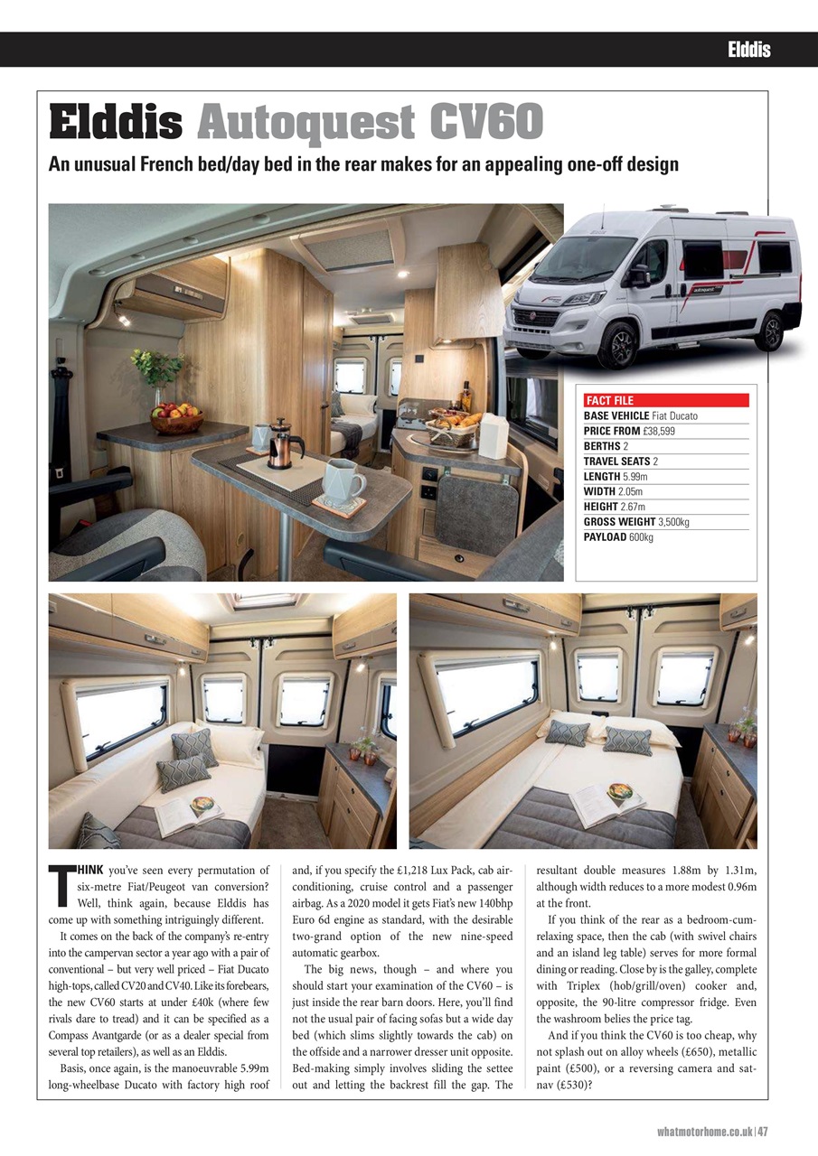 What Motorhome magazine Preview Pages
