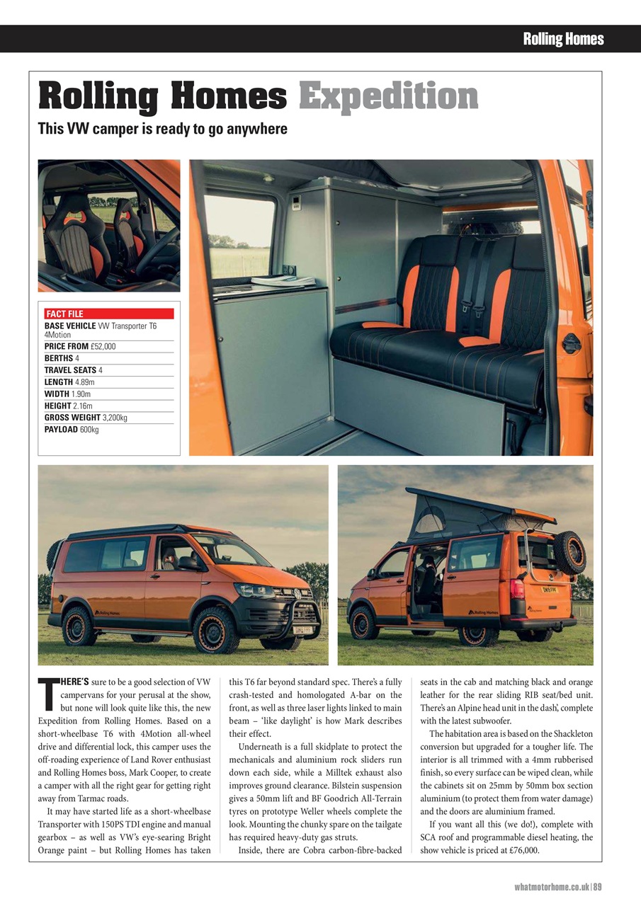 What Motorhome magazine Preview Pages