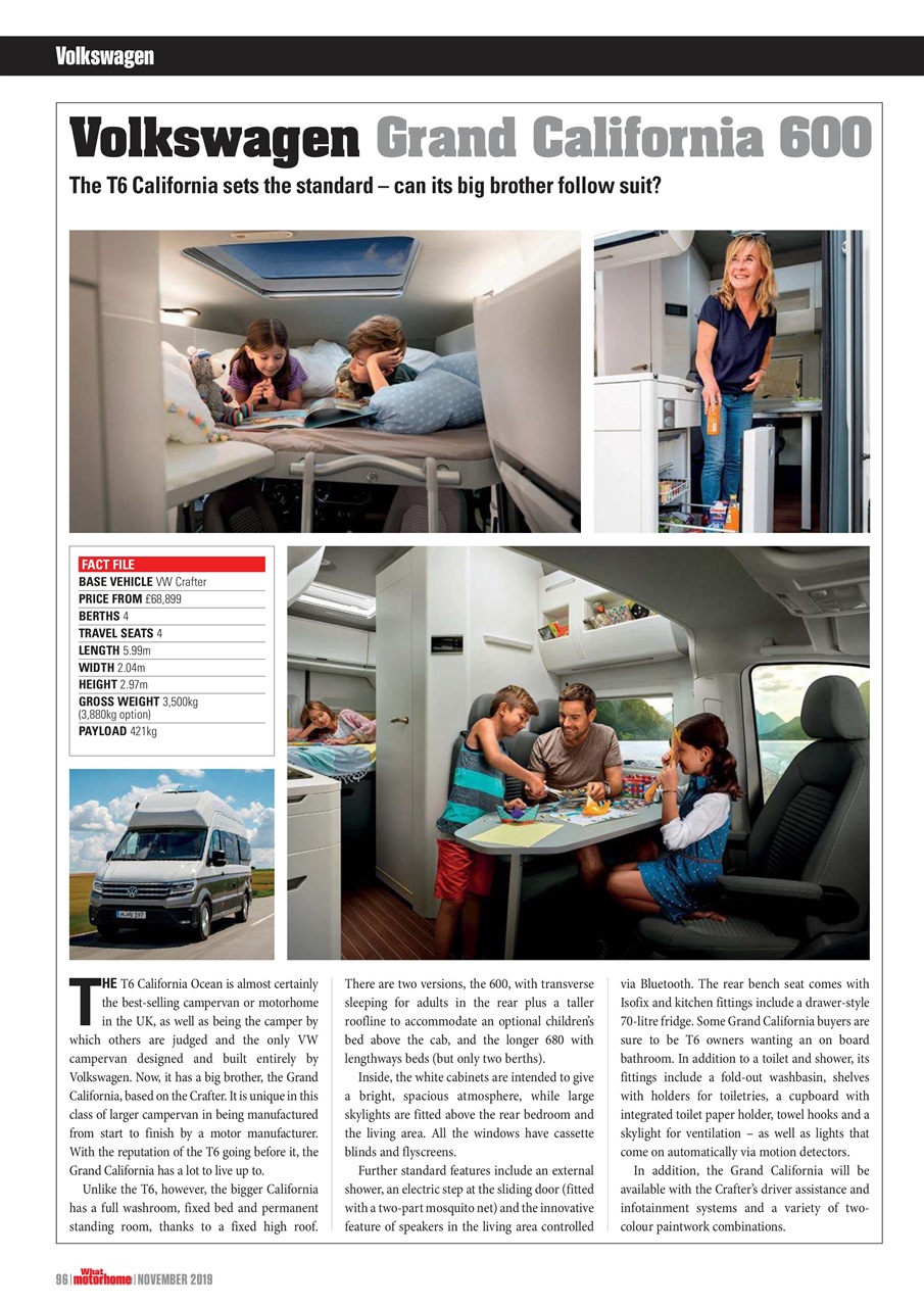What Motorhome magazine Preview Pages