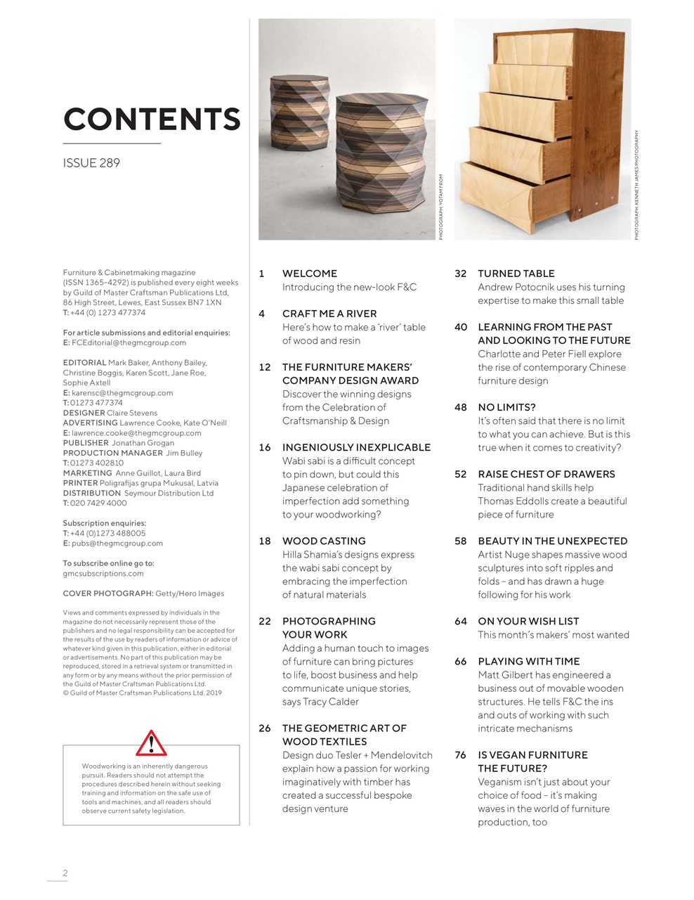 Furniture & Cabinetmaking Preview Pages