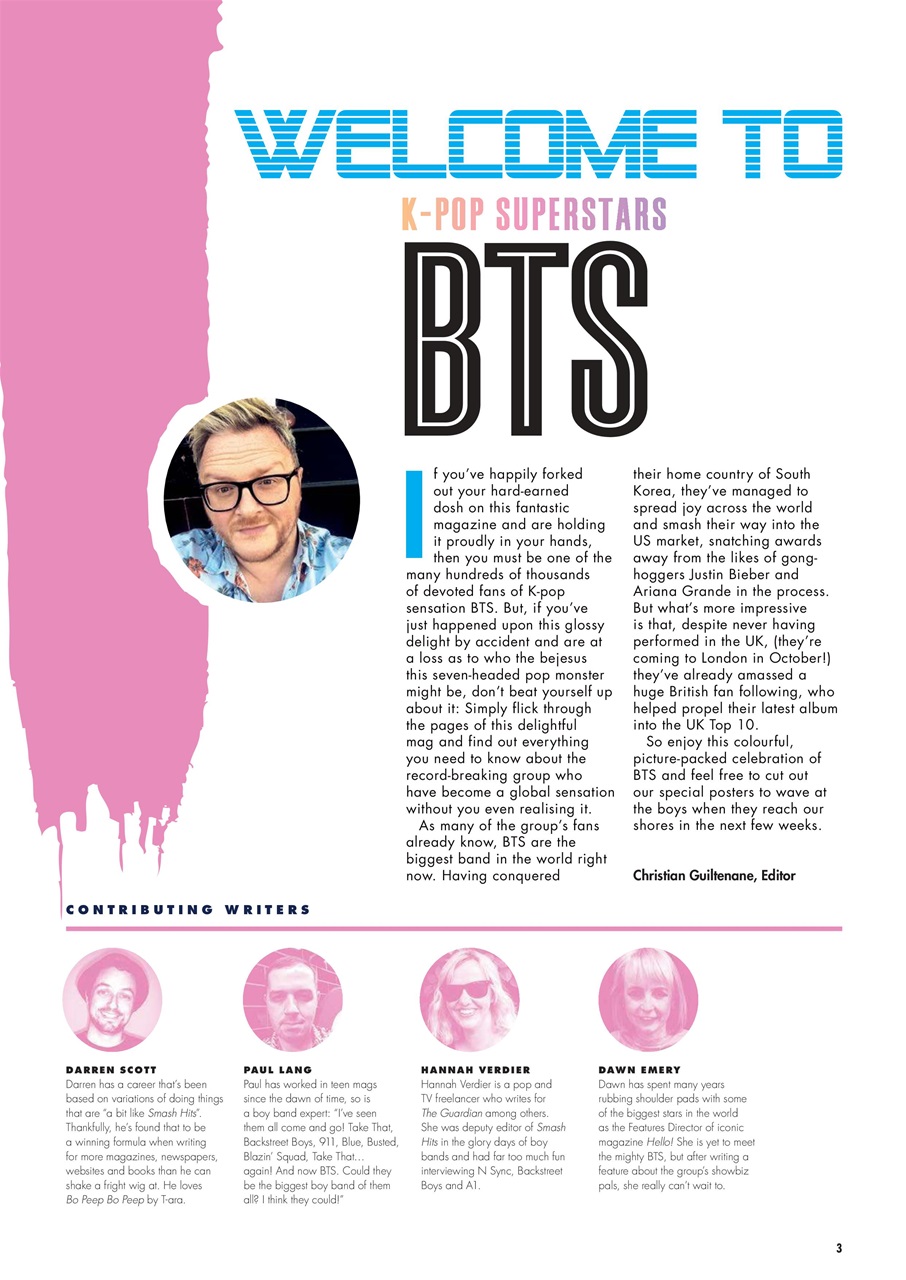 K-Pop Superstars Preview Pages