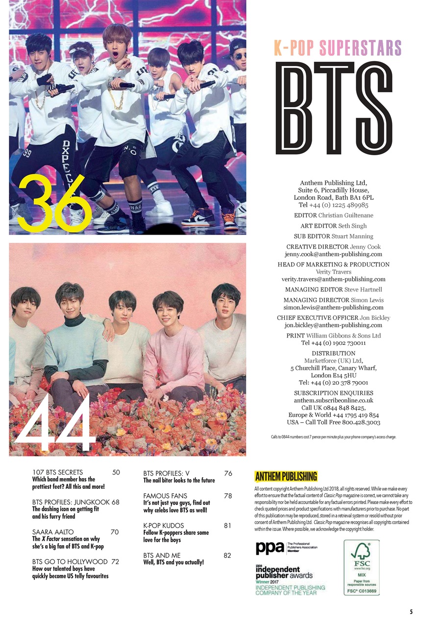 K-Pop Superstars Preview Pages