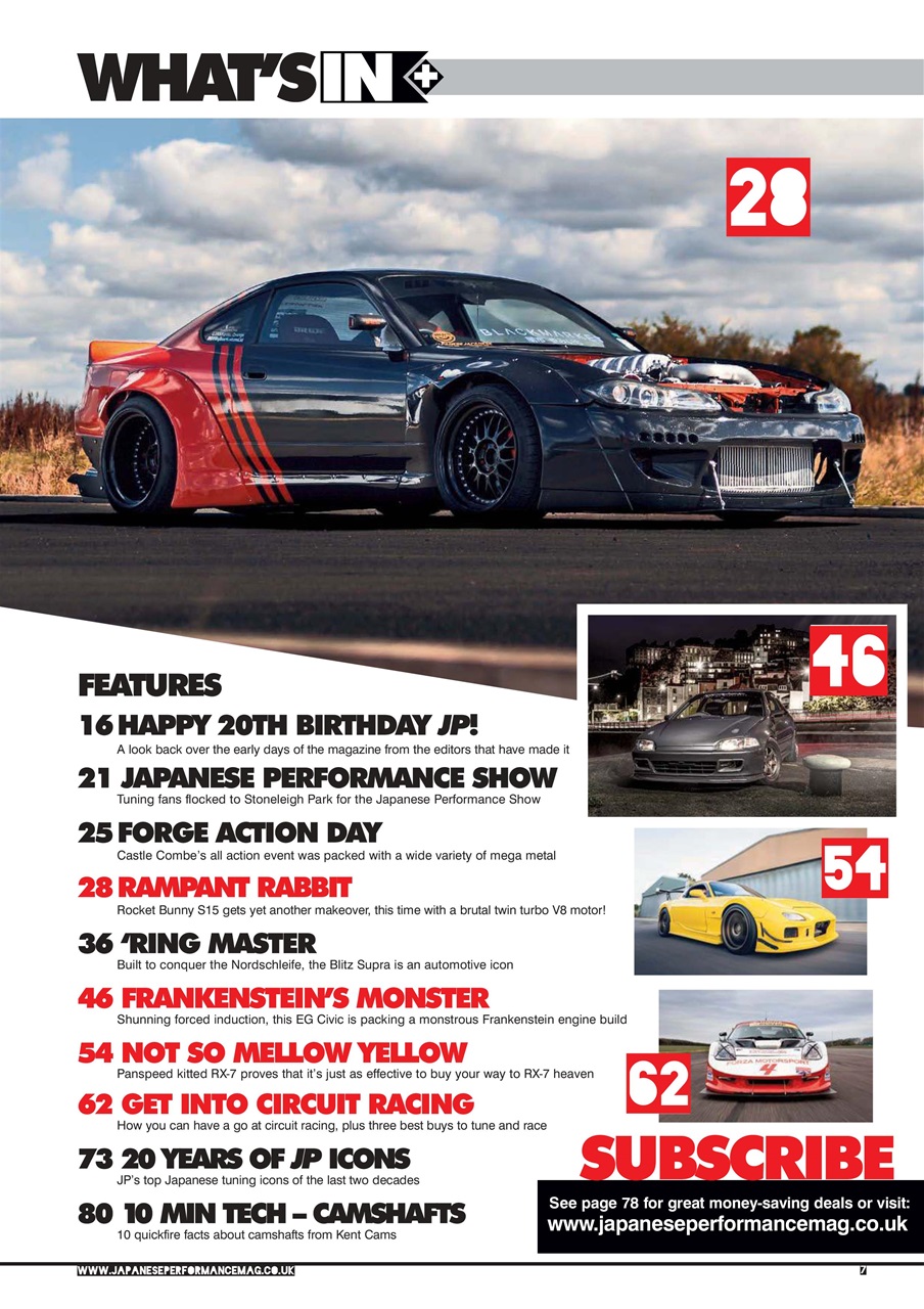 Japanese Performance Preview Pages