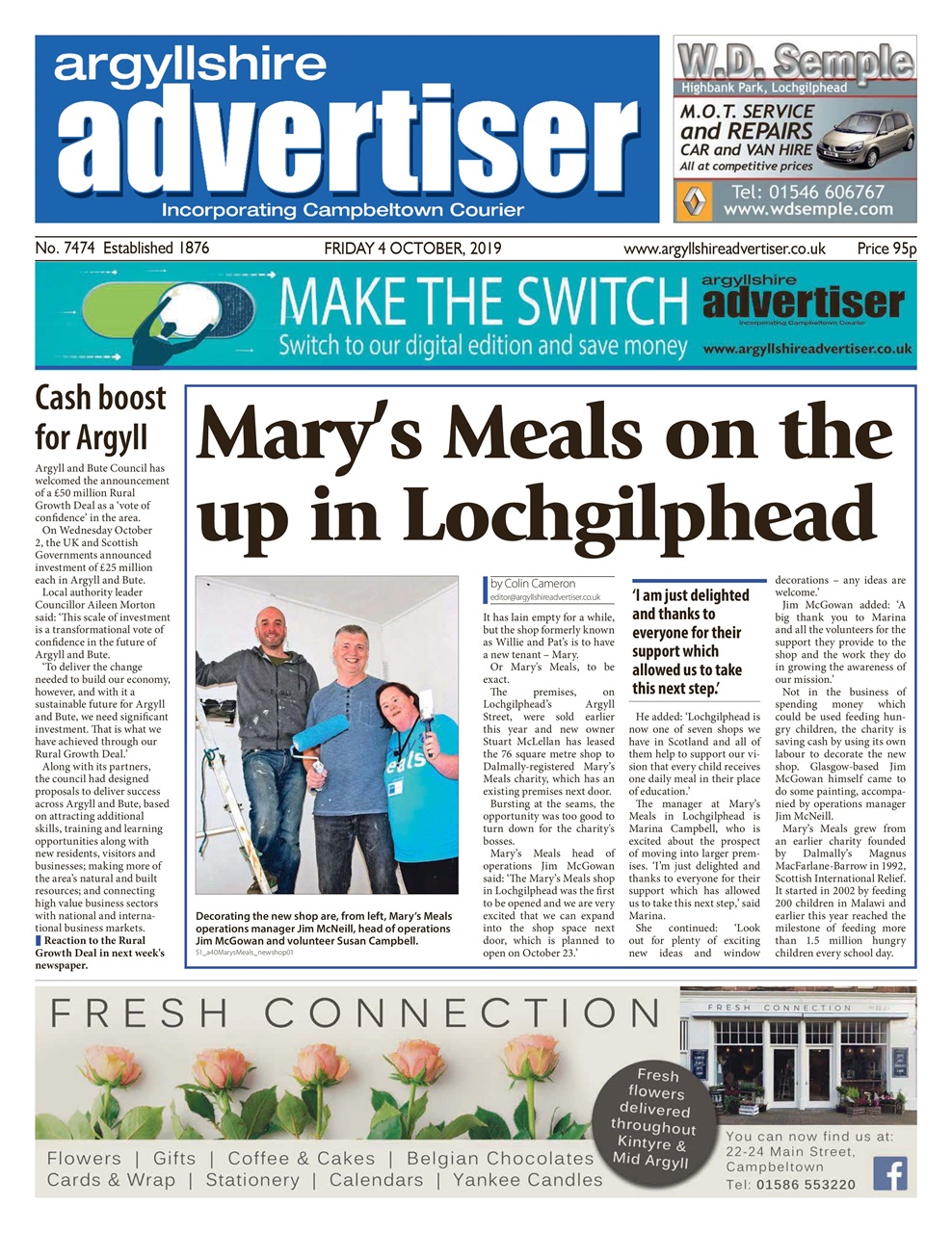 Argyllshire Advertiser Preview Pages