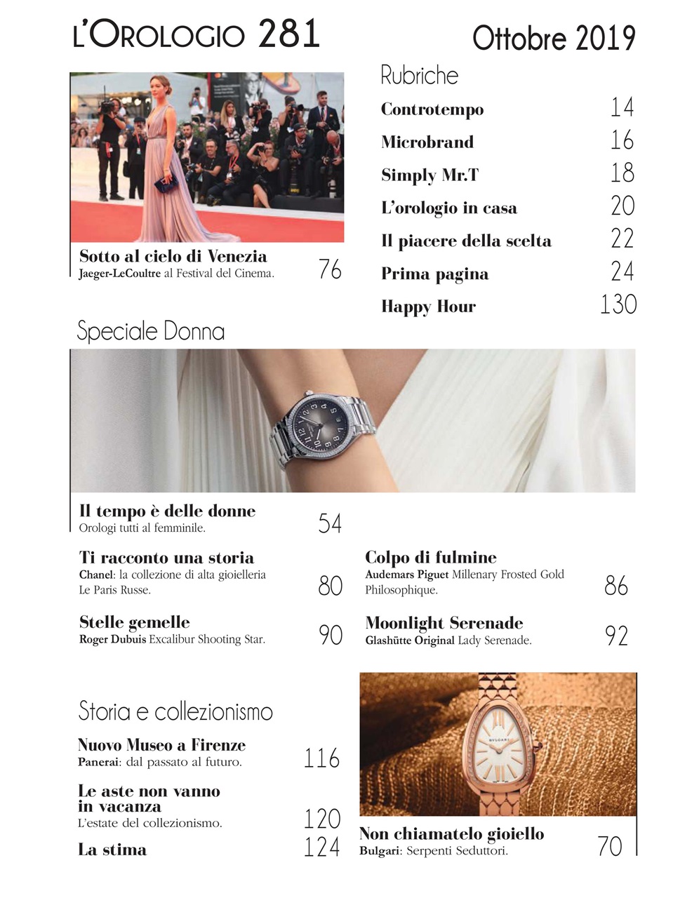 L'Orologio Preview Pages