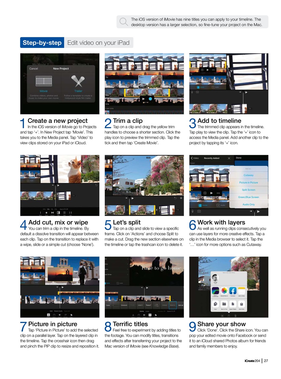 iCreate Preview Pages