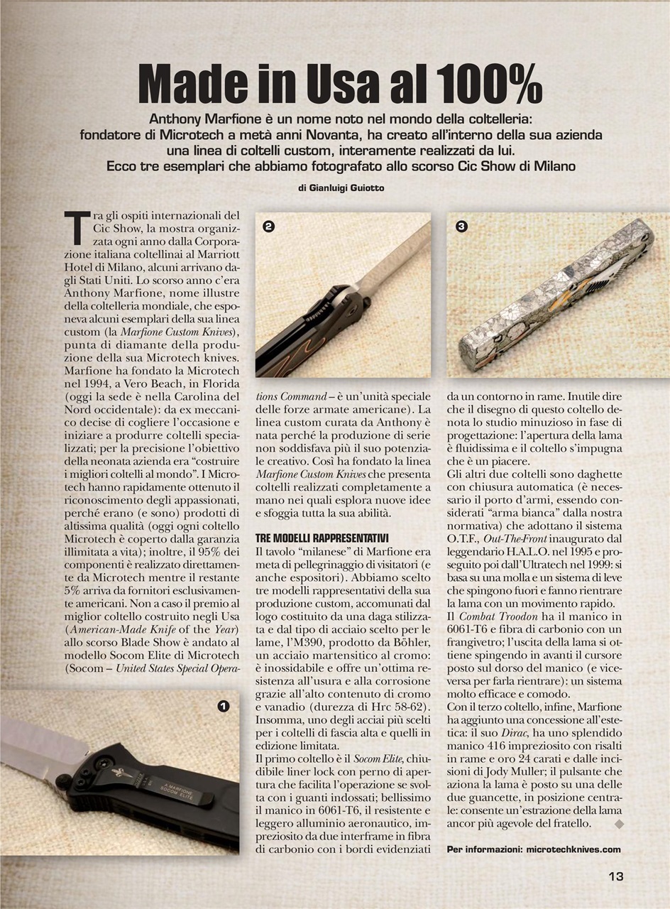 COLTELLI Preview Pages