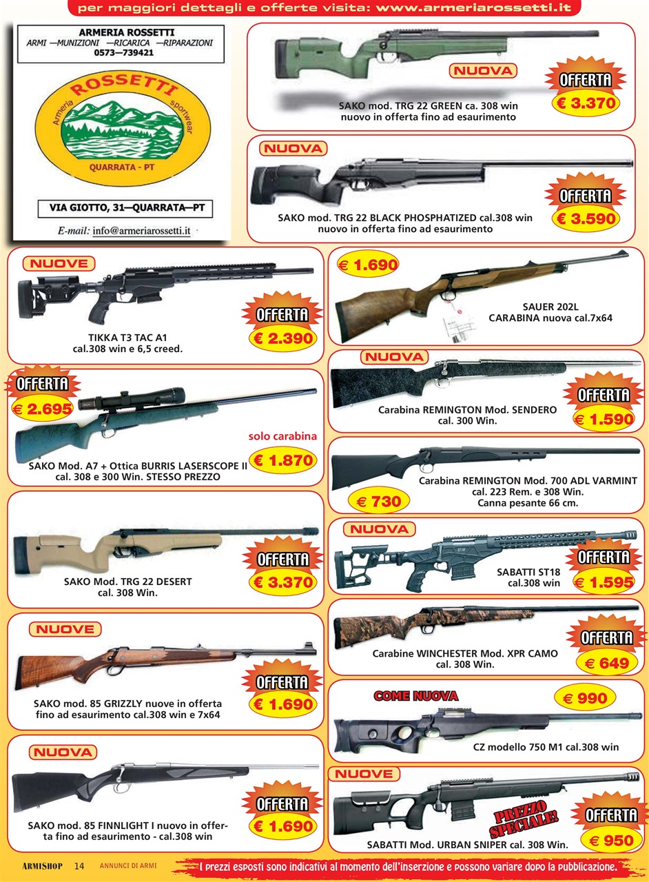 ARMI SHOP Preview Pages