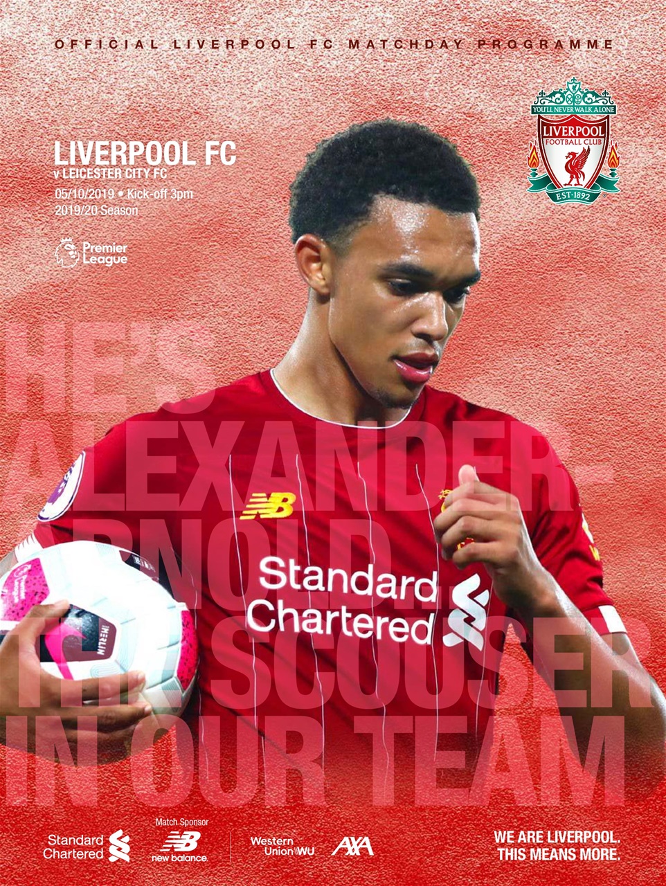 Liverpool FC Programmes Preview Pages