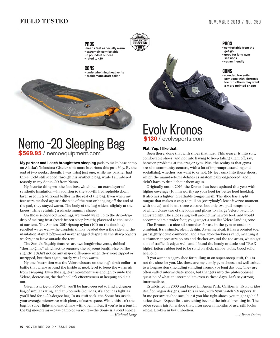 Rock and Ice Preview Pages