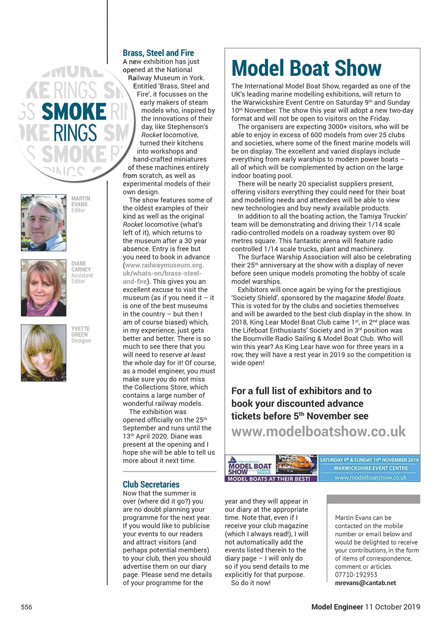 Model Engineer Preview Pages