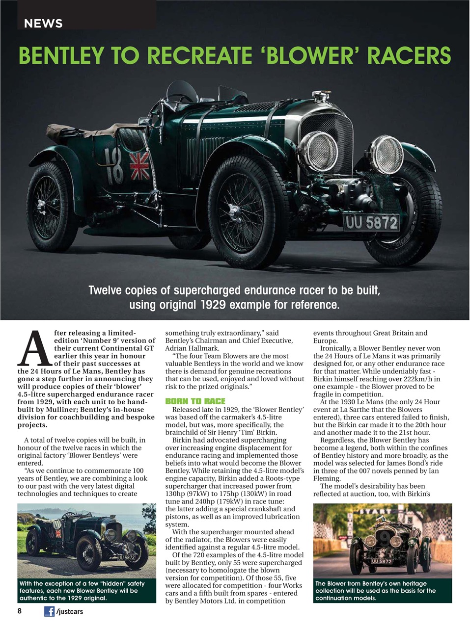 JUST CARS Preview Pages