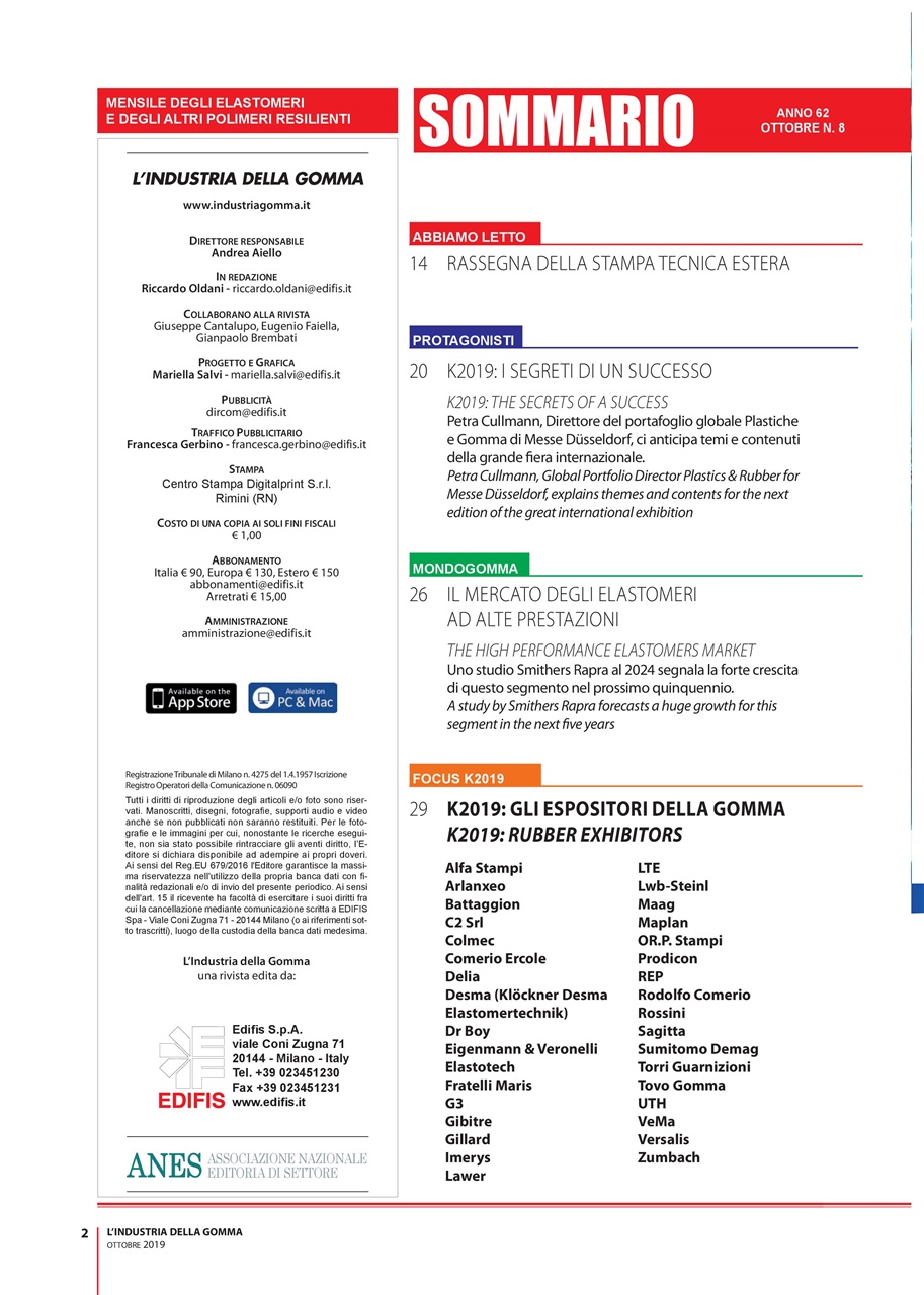 L’industria della Gomma Preview Pages