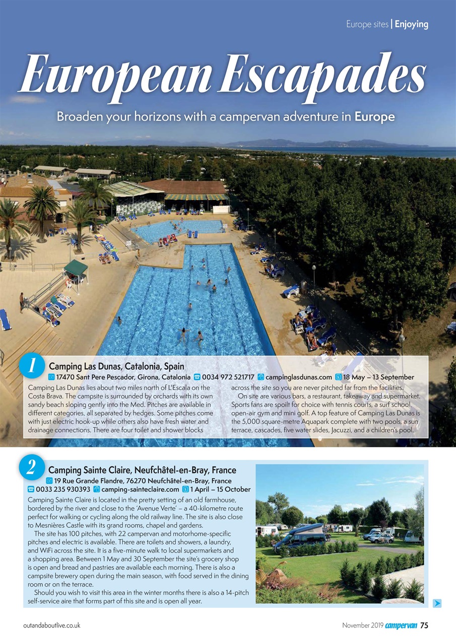 Campervan Preview Pages